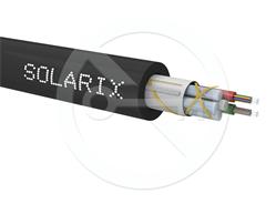 Solarix venkovní kabel MLT 24vl 9/125 PE Fca černý SXKO-MLT-24-OS-PE