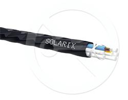 Solarix zafukovací kabel MICRO 12vl 9/125 HDPE Fca černý SXKO-MICRO-12-OS-HDPE