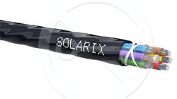 Solarix zafukovací kabel MICRO 144vl 9/125 HDPE Fca černý SXKO-MICRO-144-OS-HDPE