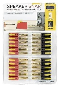 Speaker Snap - Banana Plug 12 párů