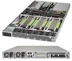 SUPERMICRO 1U GPU server 2x LGA2011-3, iC612 , 16x DDR4 ECC R,2x SATA3 HS (2,5"), 2x2000W, 2x10GbE, IPMI, 4xGPU/MIC opti