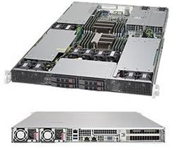SUPERMICRO 1U GPU server 2x LGA2011-3, iC612 , 16x DDR4 ECC R, 4x SATA3 HS (2,5"), 2x1600W,2x10GbE, IPMI, 3xGPU/MIC opti