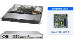 SUPERMICRO 1U server 1x LGA1151 (8/9g), iC236, 4x DDR4 ECC, 4x 3.5" HS SATA3, 350W, IPMI