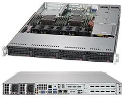 SUPERMICRO 1U server 2x LGA3647, iC621, 12x DDR4 ECC R, 4x SATA3 HS (3,5"), M.2, 2x750W, 2x1GbE, IPMI, WIO