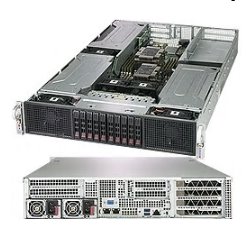 SUPERMICRO 2U GPU server 2x LGA3647, iC621, 6x GPU, 16x DDR4 ECC R, 8x SATA 2,5", SIOM, 2x 2000W, IPMI
