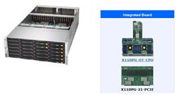 SUPERMICRO 4U GPU server 2x LGA3647, iC622, 24x DDR4, 24x 3,5"HS (2x NVMe opt.), 21x PCIe, 2x2200W(tit), 2x10GbE, IPMI
