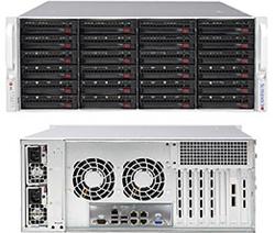 SUPERMICRO 4U SuperStorage server RAID 6Gb/s SAS/SATA 24xHS HDD , HW RAID LSI 2308, 2x920W,IPMI