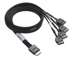 SUPERMICRO 50cm OCuLink to 4 SATA Cable