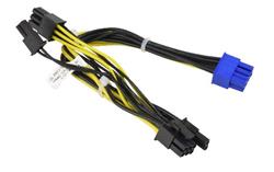 SUPERMICRO 8-Pin CPU to 2x 6+2-Pin PCIe 20cm GPU Cable (CBL-PWEX-1017)