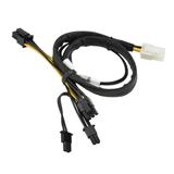 Supermicro 8-pin to two 6+2 Pin 12V GPU 40cm Power Cable