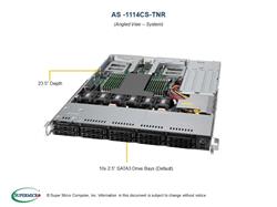 SUPERMICRO A+ 1U 7313p, 8x 16GB, 4x 1920GB PM9A3, 2x25Gb SFP28, 2x 1Gb, 2x 860Wp, IPMI