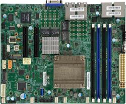 SUPERMICRO Flex-ATX MB Atom C3708 (8-core), 4x DDR4 ECC DIMM, 2xSATA, 1x PCI-E 3.0 x8, 4x 10GbE LAN, IPMI