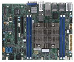 SUPERMICRO FlexATX MB Xeon D-2146NT(8C/16T),4xDDR4 RDIMM,4xSATA,2xU.2,2x PCIe 3.0 x8,x16, M.2, 8xLAN(6xRJ45,2xSFP+),IPMI