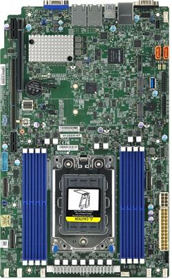 SUPERMICRO MB 1xSP3 (AMD Epyc 7002), 8x DDR4, 16xSATA3, 2x M.2, PCIe 4.0 (x32, x16), IPMI, 2x 1Gb LAN