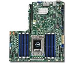 SUPERMICRO MB 1xSP3 (Epyc 7000series SoC), 16x DDR4, 16xSATA3 + 12x NVMe, PCIe 3.0 (x32, x16), IPMI, 2x 10Gb, IPMI, bulk