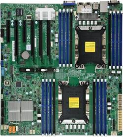 SUPERMICRO MB 2xLGA3647, iC621, 16x DDR4 ECC, 14xSATA3, 2xNVMe, 1xM.2, PCI-E 3.0/4,2(x16,x8),2x 10Gb LAN,IPMI, bulk