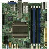 SUPERMICRO mini-ITX MB Atom C3958 (16-core), 4x DDR4 ECC DIMM, 12x SATA, 1x PCI-E 3.0 x4, 2+2x 10Gb (RJ45,SFP+), IPMI