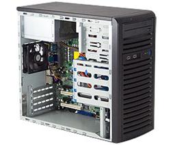 SUPERMICRO Mini-Tower server 1x LGA1150, iC222, 4x DDR3 ECC, 4x SATA Fix (3,5"), 300W