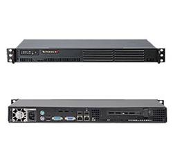 SUPERMICRO mini1U server Atom D510, DDR2 SODIMM, 1x SATA (3,5") nebo 2x (2,5"), 200W, IPMI
