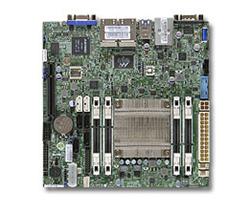 SUPERMICRO miniITX MB Atom C2558 4-core (14W TDP), 4x DDR3 ECC SODIMM, 2xSATA3, 4xSATA2,1xPCI-E x8, 4xLAN, IPMI
