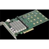 SUPERMICRO PCIe x8 Add-On Card for up to four M.2 NVMe SSDs