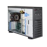 SUPERMICRO Tower/4U CSE-745BAC-R1K23B-SQ 4U, 8x 3.5"/ 2.5" SAS3/SATA3 Backplane for Hot-Swappable Drives, Front I/O Port