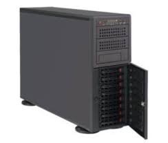 SUPERMICRO Tower/4U Workstation 2x LGA2011-3, iC612, 16x DDR4, 8x HS (3,5"), 1200W SQ, 2x1GbE, Audio