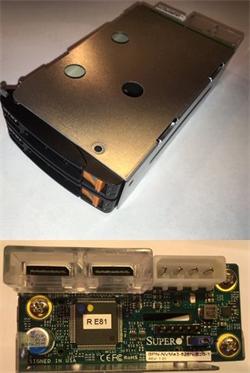 SUPERMICRO Zadní pozice - dual NVMe SSD kit pro 216B/826B/417B/846X/847B