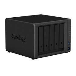 Synology DiskStation DS1019+, 5-bay NAS, CPU QC Celeron J3455 64bit, RAM 8GB, 2x USB 3.0, 1x eSATA, 2x GLAN
