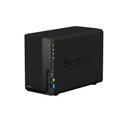 Synology DiskStation DS218+, 2-bay NAS, CPU DC Celeron J3355 64bit, RAM 2GB, 3x USB 3.0, 1x eSATA, 1x GLAN