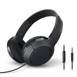 TCL sluchátka náhlavní, drát., mikrofon, Strong BASS, 10-22K, 102 dB, Repro: 32mm, 32 Ohm, černá (mírně poškozený obal)