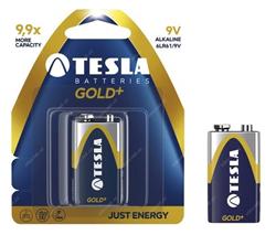Tesla alkalické GOLD+ baterie 9V, 1pcs/pack