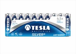 Tesla alkaline Silver+ baterie AA LR6, 10pcs/pack