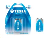 Tesla zinkové Blue+ baterie 9V, 1pcs/pack