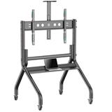 TEST - ONKRON Mobile TV stand with bracket 60"-120" Screens up to 150 kg, Black