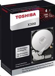 Toshiba X300 - 4TB/3.5"/7200/SATA/128MB - Retail