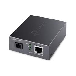 TP-LINK 10/100/1000 Mbps RJ45 to 1000 Mbps Single-mode SC WDM Bi-Directional Fiber ConverterPORT: 1× Gigabit SC Port,