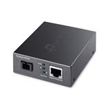 TP-LINK 10/100/1000 Mbps RJ45 to 1000 Mbps Single-mode SC WDM Bi-Directional Fiber ConverterPORT: 1× Gigabit SC Port,