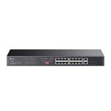 TP-LINK "18-Port Gigabit Rackmount Switch with 16-Port PoE+PORT: 16× Gigabit PoE+ Ports, 2× Gigabit Non-PoE Ports, 2×