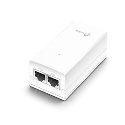 TP-LINK "48V Passive PoE Injector AdapterPORT: 1× Gigabit PoE Port, 1× Gigabit Non-PoE PortSPEC: Data and Power Carrie