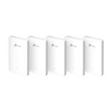 TP-link EAP615-Wall Dual-Band AP Wi-Fi 6 AX1800, 4x1G, int. antény, PoE, Omada SDN, nástěnný, 5ks