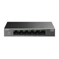 TP-link LS106LP Switch 6G, 4x PoE+ (40W), kovový, Desktop