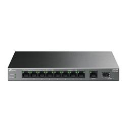 TP-link LS1210GP Switch 9G, 1SFP, 8x PoE+ (61W), kovový, Desktop