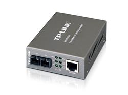 TP-LINK MC100CM 10/100Mbps RJ45 to 100Mbps Multi-mode SC Fiber Converter, Full-duplex, Up to 2km