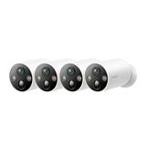 TP-LINK "Smart Wire-Free Security Camera, 4-PackSPEC:2K QHD (2560x1440), 2.4 GHz, 10000mAh rechargeable lithium-ion bat