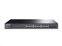 TP-LINK Switch TP-Link T2600G-28MPS (TL-SG3424P) JetStream™ 24x GLAN s POE+, 4x SFP, 384W