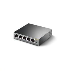 TP-LINK Switch TP-Link TL-SF1005P 5x LAN, 4xPoE, 58W, kov