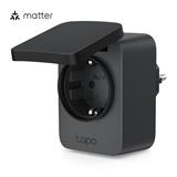 TP-link Tapo P410M Chytrá venkovní zásuvka s Wi-Fi a monitoringem, IP54