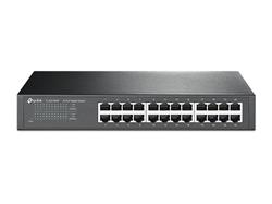 TP-LINK TL-SG1024D 24-Port Gigabit Switch, 24 Gigabit RJ45 Ports, 1U 13-inch Rack-mountable Steel Case