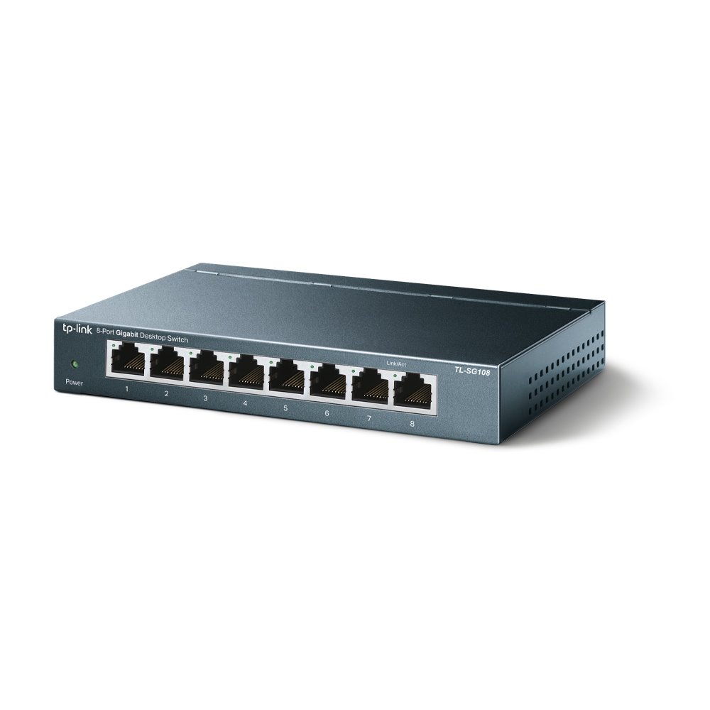 TP-link TL-SG108 Switch 8G, kovový, Desktop